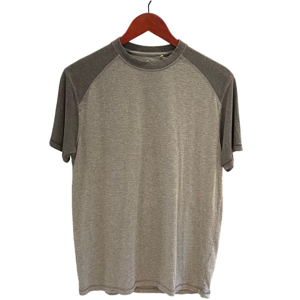 Men's Gray Tasc Short Sleeve T-Shirt, Organic Cotton / Bamboo, Size S